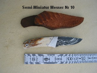 Semi-Miniatur Messer Nr 10