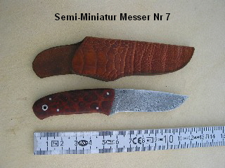 Semi-Miniatur Messer Nr 7